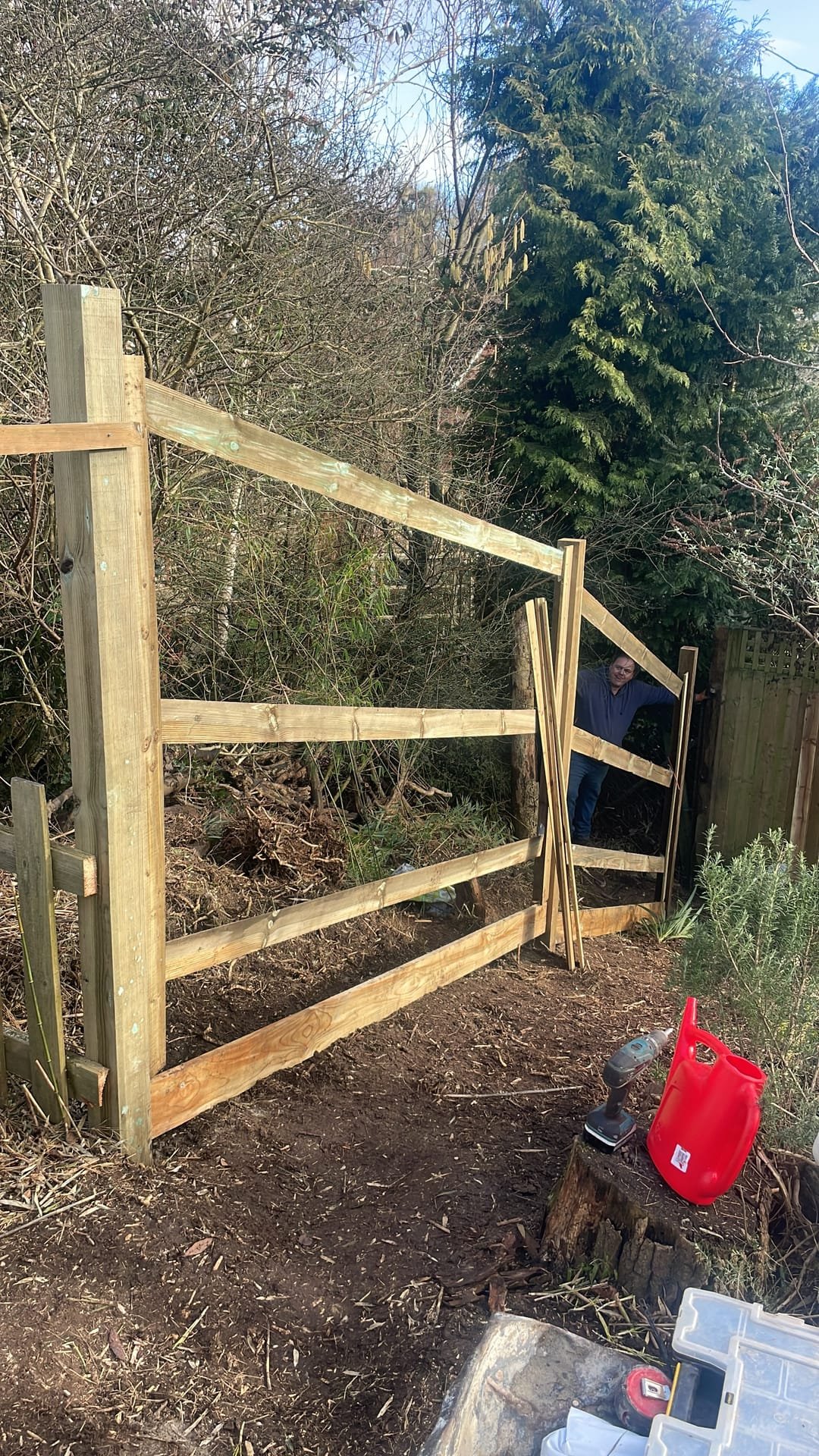 Post & rail fencing